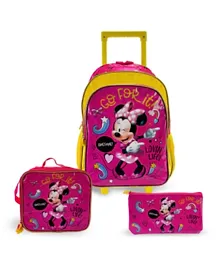 Disney Minnie Mouse Lovin Life 3in1 Trolley Box Set - 16 Inch