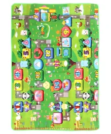 Babyhug Alphabet & Number Playmat Animal Print - Multicolour