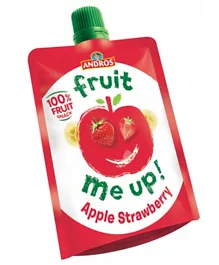 Fruit me up Apple Strawberry Puree Pack of 4 - 90g Each