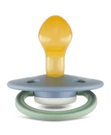 Rebael Fashion Natural Rubber Round Pacifier - Stormy Pearly Dolphin