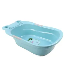 Babyhug Baby Bath Tub Smiley Print - Blue