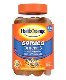 Haliborange Kids Omega-3 and Multivitamins - 60 Softies