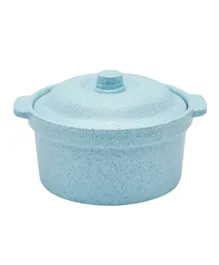 Dinewell Speckle Melamine Bowl With Lid Blue - 15.24cm