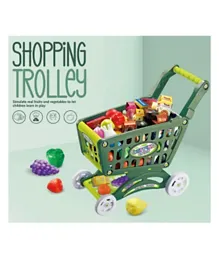 STEM Play and Learn Shopping Trolley with 57 Pieces Accessorise