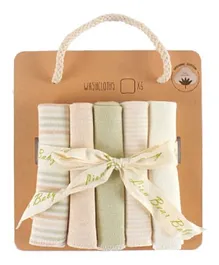 Lionbear Baby Organic Washcloth - 5 Pieces