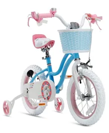 Royal Baby Star Girl Bicycle Blue - 14 Inches