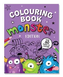 Eurowrap Monster Coloring Book - English