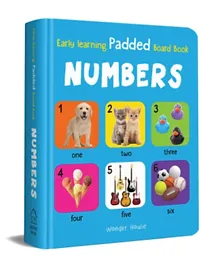 Early Learning Padded Board Book of Numbers - English