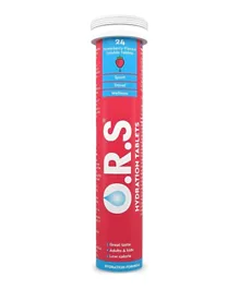 O.R.S Hydration Soluble Sports Hydration Tablets with Natural Strawberry Flavour - 24 Tablets