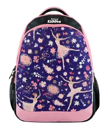 Smily Kiddos Junior Ballerina Violet School Backpack Purple - 18 Inches