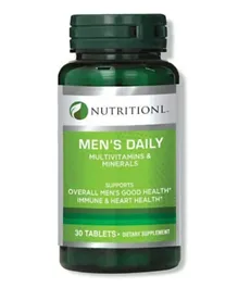 NUTRITIONL Men's Daily Dietary Supplement - 30 Tablets