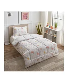 HomeBox Flutterby Wonderland Kapas Cotton Single Comforter Set - 2 Pieces