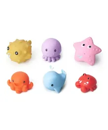 Baili Lon Cute Animals Bath Toys Assorted Color - 6 Pieces