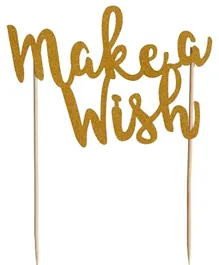 Mason Cash Make A Wish Glitter Topper - Gold