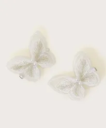 Monsoon Children Lacy Butterfly Hair Clips - 2 Pieces