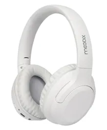 Moodix ANC Bluetooth Over-Ear Headphones - White