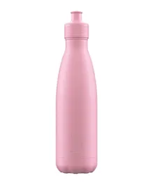 تشيليز - زجاجة رياضية باستيل -  وردي - 500 مل