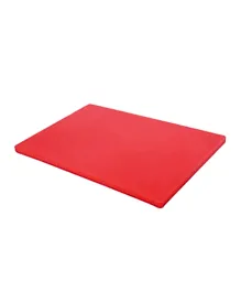 Kitchen Master Plastic Cutting Board - Red