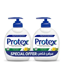 Protex Herbal Antibacterial Protection Moisturizing Liquid Hand Soap Hand Wash Pack of 2 - 300mL Each