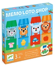 Djeco Memo Loto Shop - 2 to 4 Players