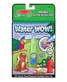 Melissa and Doug Water Wow! On the Go Travel Activity Water Reveal Pad - Animals