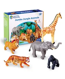Learning Resources Jumbo Jungle Animals - 5 Pieces