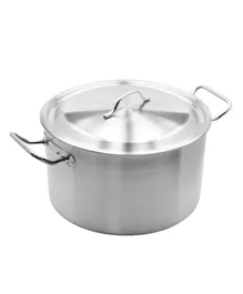 Chefset Cooking Pot With Lid Silver - 22cm