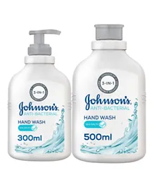 Johnson's Seasalt Handwash - 500ml Refill + 300ml Free