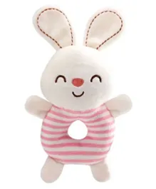 Little Angel Baby Crib Soft Stuffed Rattle Pacifying Toy- Bunny