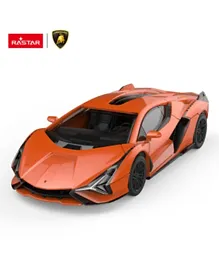 Rastar 1:43 Scale Lamborghini Sian Die cast - Orange