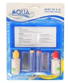 Aqua Liquid PH and CL Test Kit  - 6 Pieces