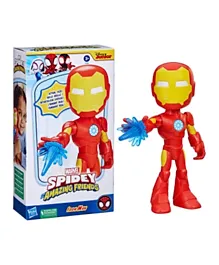 Marvel Spidey and His Amazing Friends Supersized Iron Man Action Figure - 9 Inch