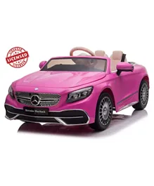 Mercedes Kids Cars Maybach S650 Licensed Ride-on Car - Pink