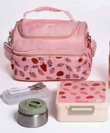 Little IA Strawberry Double-Decker Lunchbag