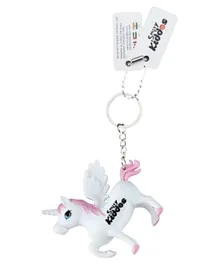 Smily Kiddos Unicorn Key Chain - White Pink