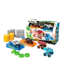 Exost Smash N Go Ultimate Pack Toy Cars - 14 Pieces