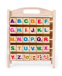 Factory Price Wooden Clock Learning Board and Alphabet Peg Montessori Toy