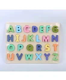 Factory Price Turquoise Wooden Capital Alphabets - Multicolour