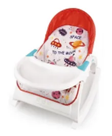 Factory Price Amal Infant to Toddler Music Portable Rocker- Red