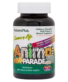 Natures Plus Animal Parade Children's Chewable Multi Assorted Flavors - 90 Tablets