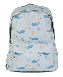 A Little Lovely Company Little Backpack Ocean - 12 Inches