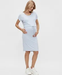 Mamalicious Alison June Maternity Dress - Kentucky Blue