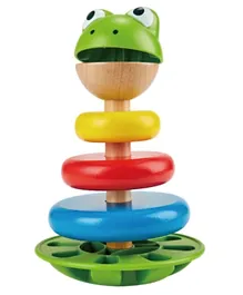 Hape Mr Frog Stacking Rings - Multicolour