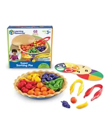 Learning Resources Super Sorting Pie - 68 Pieces