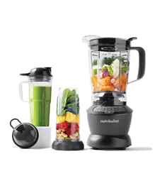 Nutribullet Full Size Blender + Combo with Accessories 1.8L 1200W NBC-12A - Silver and Black