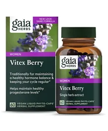 Gaia Herbs Vitex Berry Womens Health Support - 60 Capsules