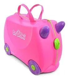 Trunki Original  Trixie Kids Ride-On Suitcase And Carry On Luggage - Pink