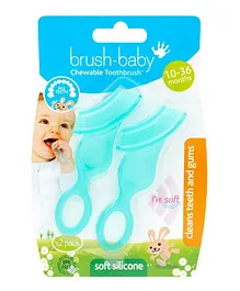 Brush-baby New Chewable Toothbrush - Pack of 2