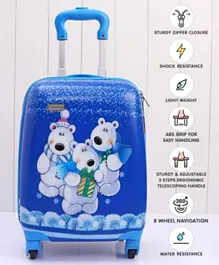 Babyhug Kids Small  2 Day Trip Waterproof Trolley Bag Brae Print  - 18 Inches