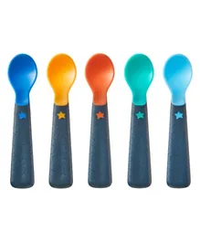 Tommee Tippee Easigrip Self-Feeding Weaning Spoons - Pack of 5